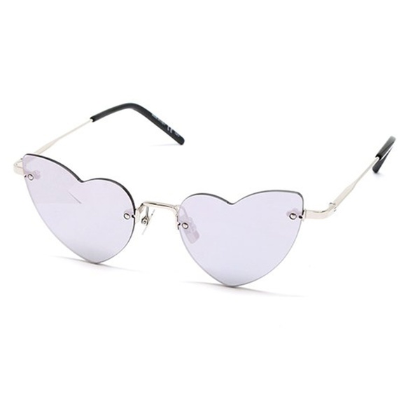 Saint Laurent Accessories - Saint Laurent SL254 Lou Lou-002 Silver Sunglasses
